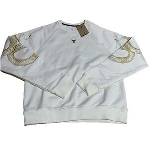 Kobe Year Of Mamba Nike Therma Crewneck Sweatshirt 'White' HQ4697 010 Size‎ S